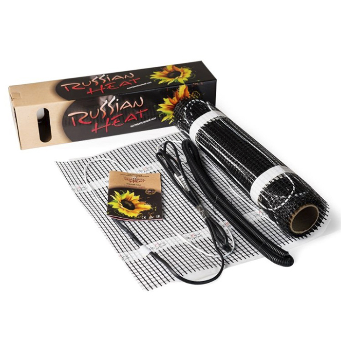 Нагревательный мини-мат двухжильный Russian Heat (2 кв.м.)